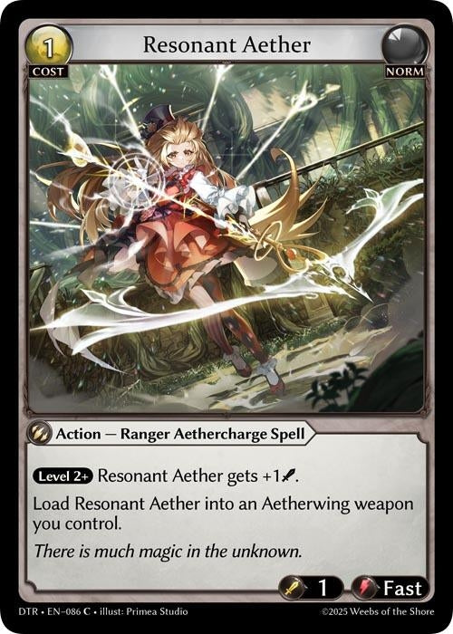 Image for Resonant Aether (086) (Distorted Reflections) - Grand Archive TCG