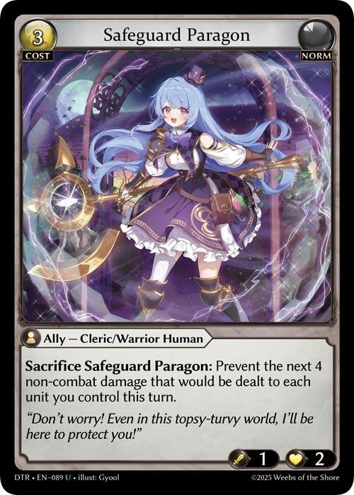 Image for Safeguard Paragon (089) (Distorted Reflections) - Grand Archive TCG