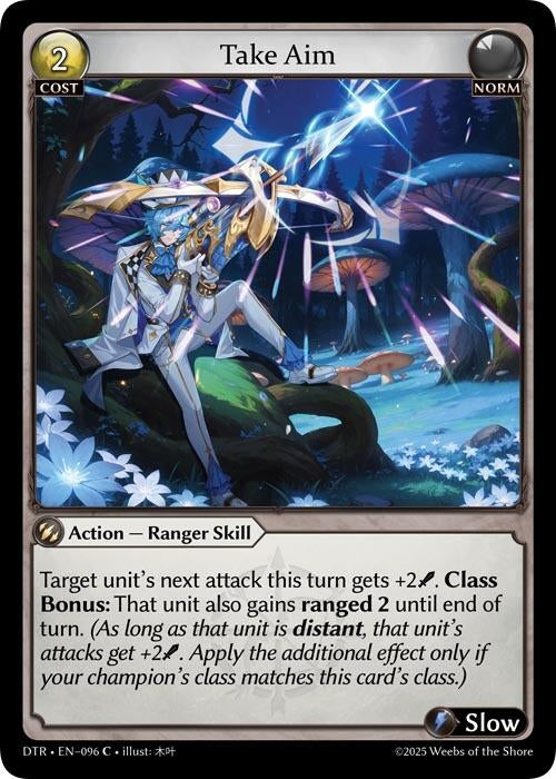 Image for Take Aim (096) (Distorted Reflections) - Grand Archive TCG