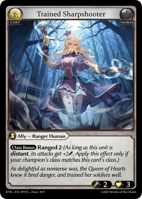 Image for Trained Sharpshooter (099) (Distorted Reflections) - Grand Archive TCG