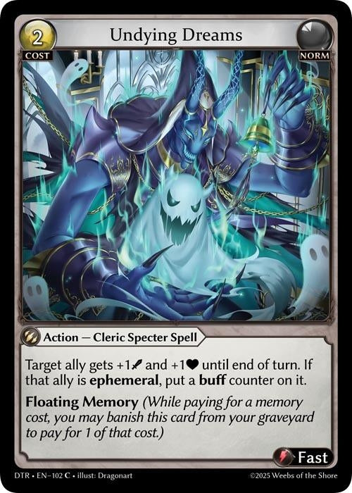 Image for Undying Dreams (102) (Distorted Reflections) - Grand Archive TCG