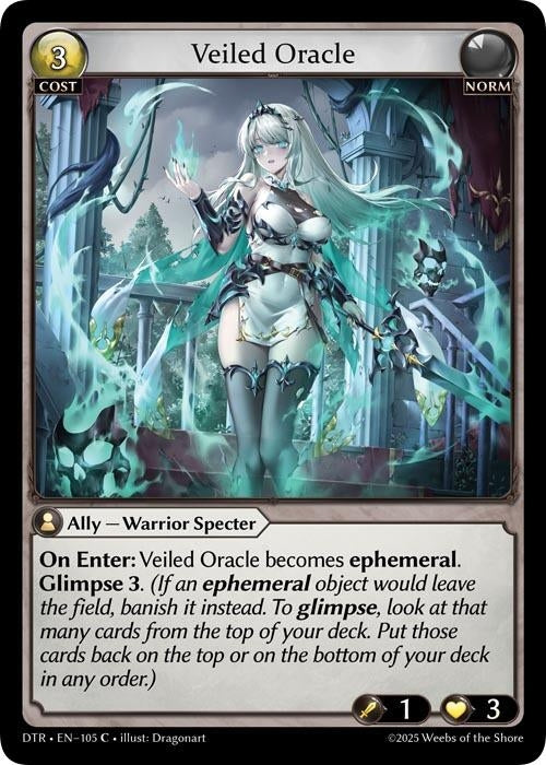 Image for Veiled Oracle (105) (Distorted Reflections) - Grand Archive TCG