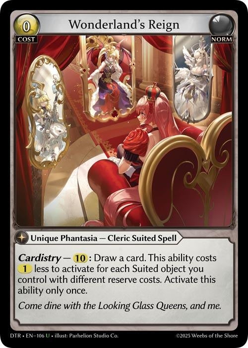 Image for Wonderland's Reign (106) (Distorted Reflections) - Grand Archive TCG