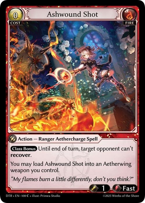 Image for Ashwound Shot (108) (Distorted Reflections) - Grand Archive TCG