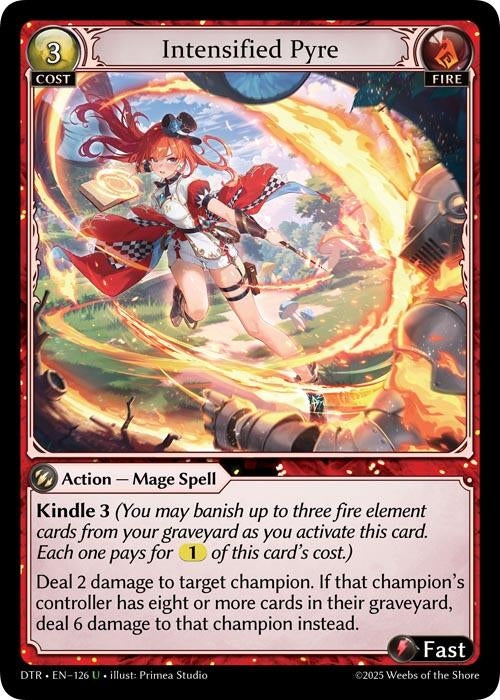 Image for Intensified Pyre (126) (Distorted Reflections) - Grand Archive TCG