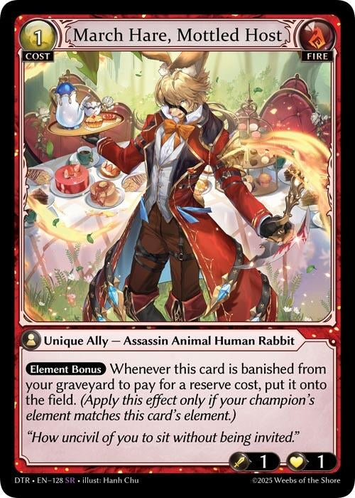 Image for March Hare, Mottled Host (128) (Distorted Reflections) - Grand Archive TCG