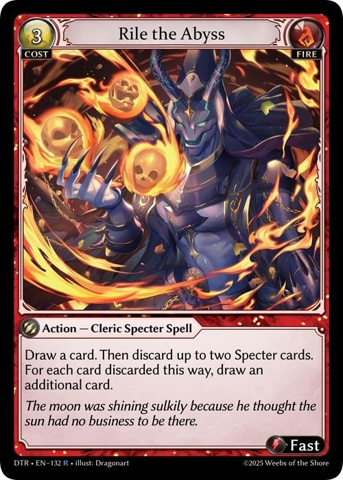 Image for Rile the Abyss (132) (Distorted Reflections) - Grand Archive TCG