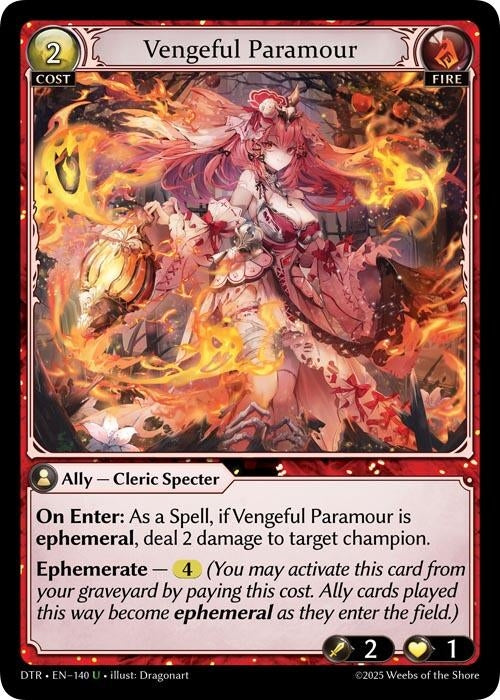 Image for Vengeful Paramour (140) (Distorted Reflections) - Grand Archive TCG