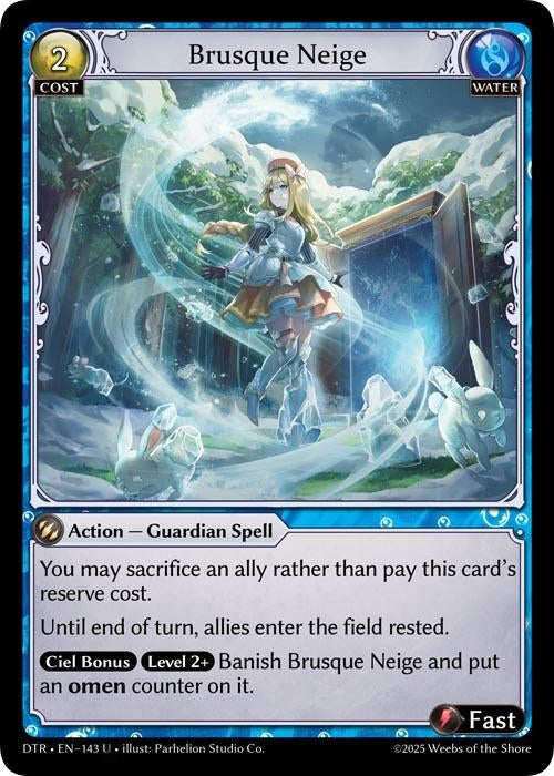 Image for Brusque Neige (143) (Distorted Reflections) - Grand Archive TCG