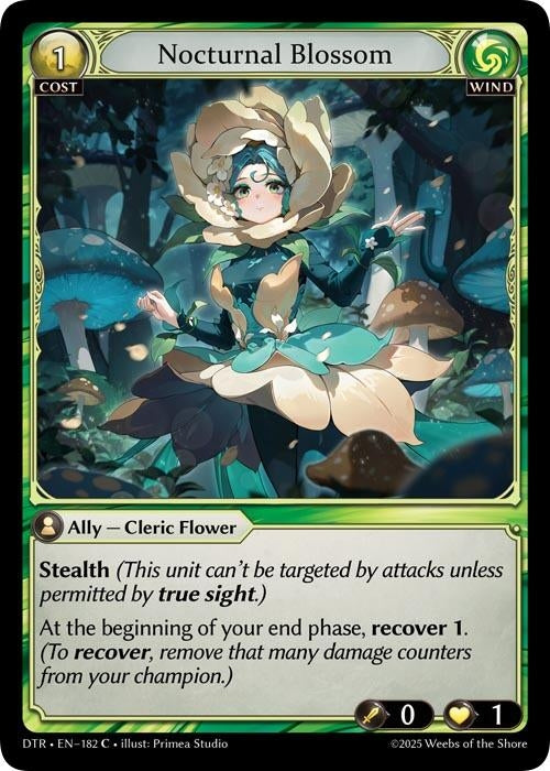 Image for Nocturnal Blossom (182) (Distorted Reflections) - Grand Archive TCG