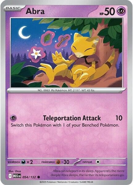 Abra (054/132) (ME01: Mega Evolution)