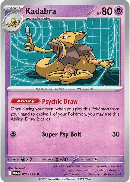 Kadabra (055/132) (ME01: Mega Evolution)