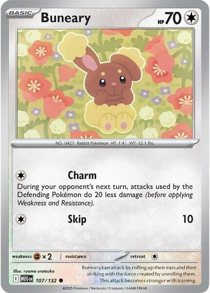 Buneary (107/132) (ME01: Mega Evolution)