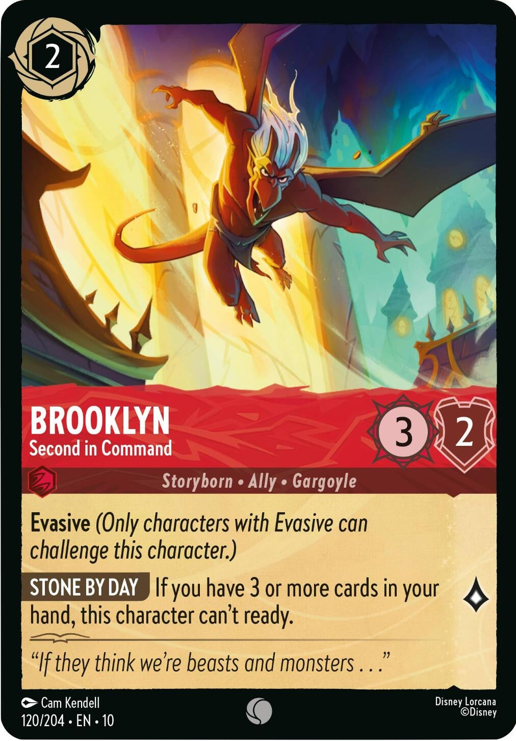 Image for Brooklyn - Second in Command (120/204) (Whispers in the Well) - Disney Lorcana