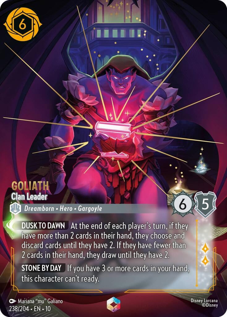 Image for Goliath - Clan Leader (Enchanted) (238/204) (Whispers in the Well) - Disney Lorcana