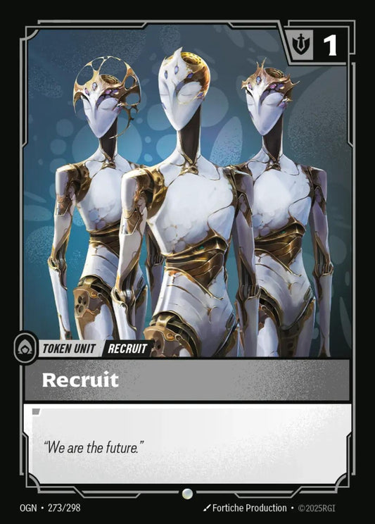 Image for Recruit (273) // Buff (273/298) (Origins) - Riftbound: League of Legends Trading Card Game