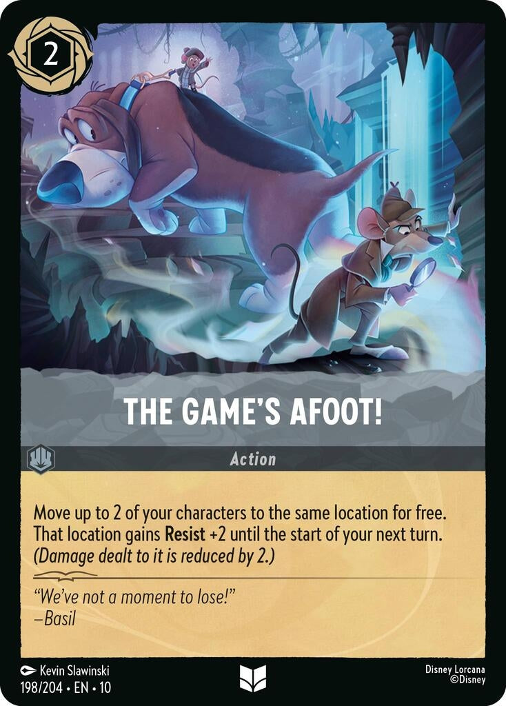 Image for The Game's Afoot! (198/204) (Whispers in the Well) - Disney Lorcana
