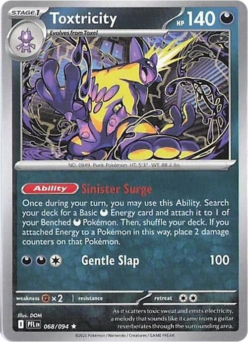Image for Toxtricity (068/094) (ME02: Phantasmal Flames) (PFL) - Pokemon