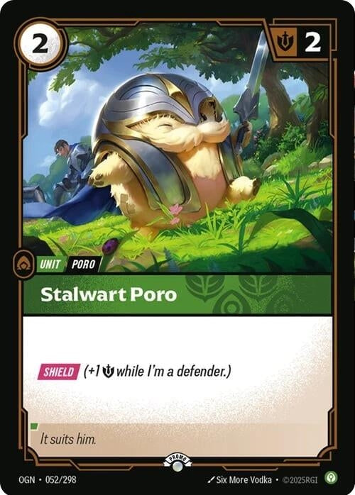 Image for Stalwart Poro (052/298) (Riftbound Organized Play Promotional Cards) - Riftbound: League of Legends Trading Card Game