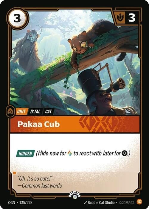 Image for Pakaa Cub (135/298) (Riftbound Organized Play Promotional Cards) - Riftbound: League of Legends Trading Card Game