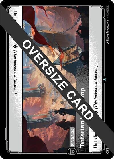 Image for Trifarian War Camp (Oversized) (294/298) (Origins: Proving Grounds) - Riftbound: League of Legends Trading Card Game