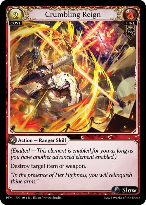 Image for Crumbling Reign (081) (Phantom Monarchs) - Grand Archive TCG