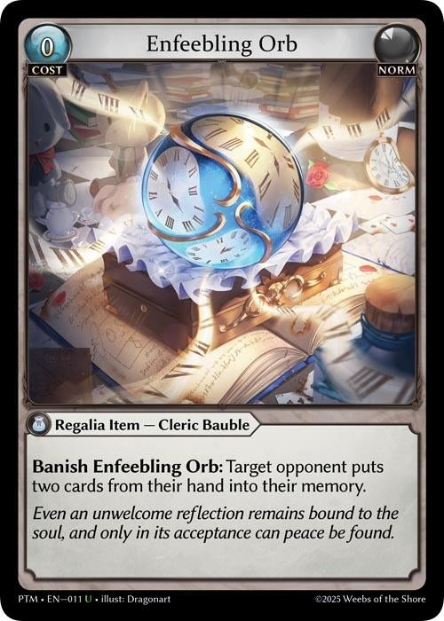 Image for Enfeebling Orb (011) (Phantom Monarchs) - Grand Archive TCG
