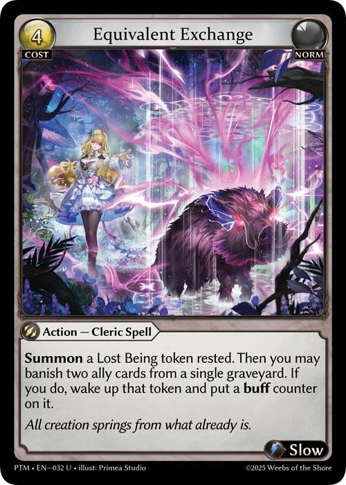 Image for Equivalent Exchange (032) (Phantom Monarchs) - Grand Archive TCG