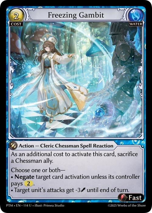 Image for Freezing Gambit (114) (Phantom Monarchs) - Grand Archive TCG