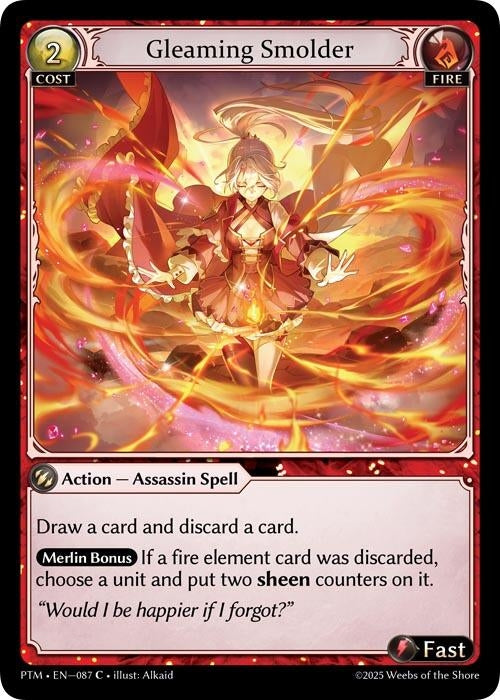 Image for Gleaming Smolder (087) (Phantom Monarchs) - Grand Archive TCG