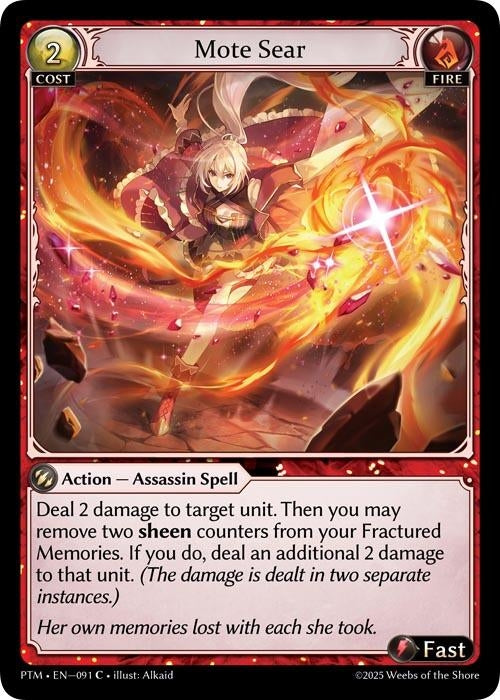 Image for Mote Sear (091) (Phantom Monarchs) - Grand Archive TCG