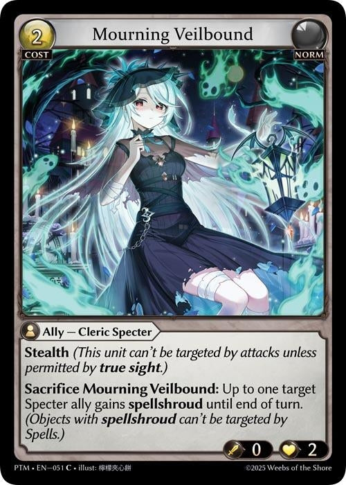 Image for Mourning Veilbound (051) (Phantom Monarchs) - Grand Archive TCG