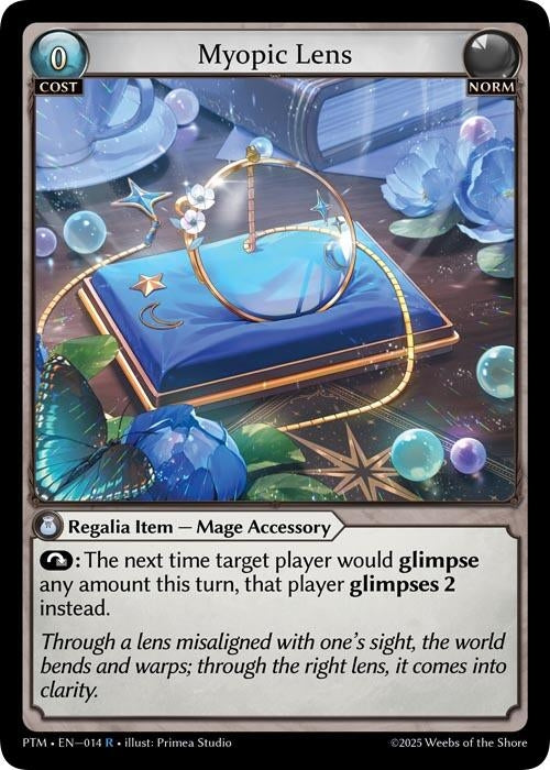 Image for Myopic Lens (014) (Phantom Monarchs) - Grand Archive TCG