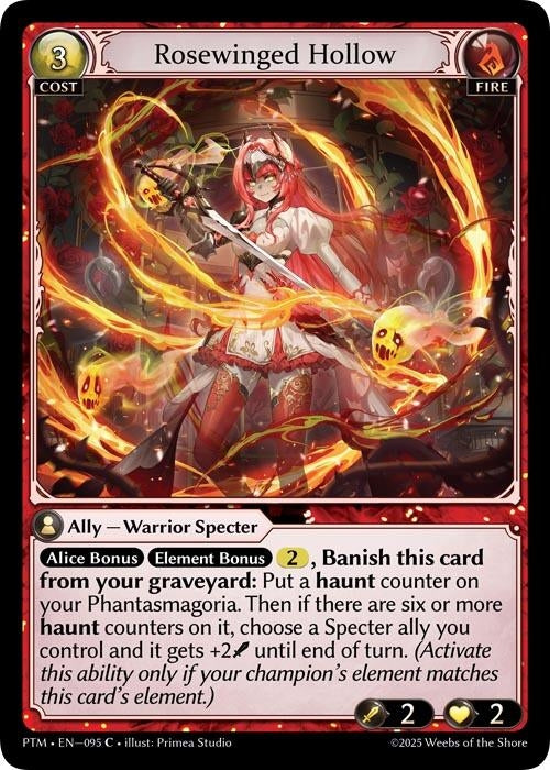 Image for Rosewinged Hollow (095) (Phantom Monarchs) - Grand Archive TCG