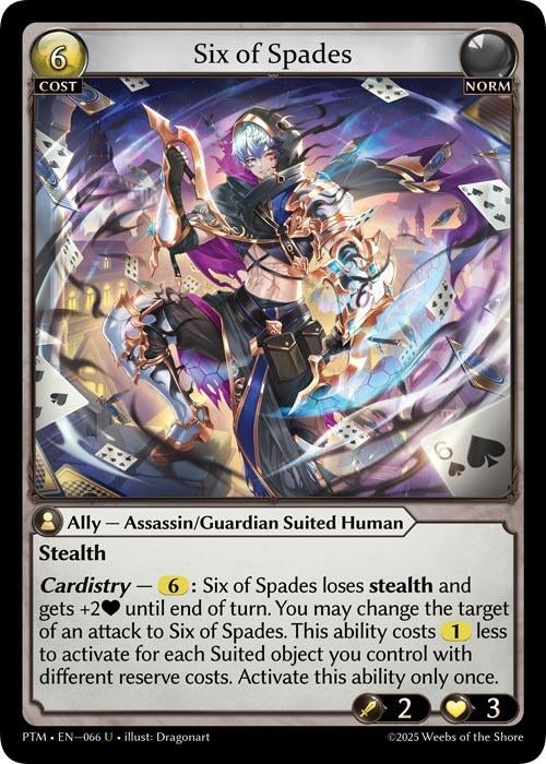Image for Six of Spades (066) (Phantom Monarchs) - Grand Archive TCG