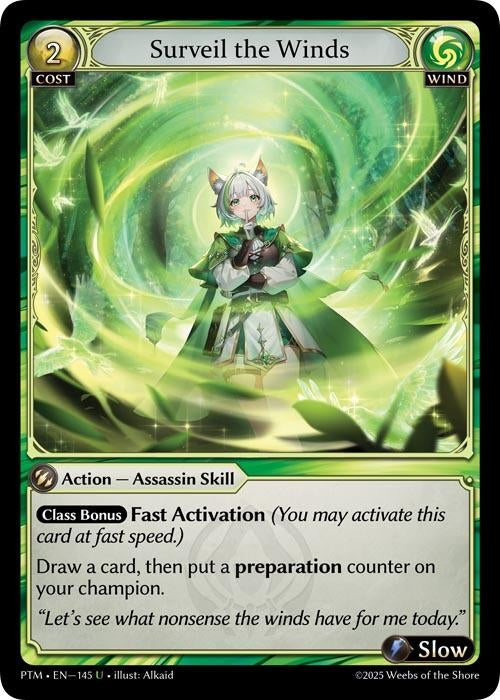 Image for Surveil the Winds (153) (Phantom Monarchs) - Grand Archive TCG