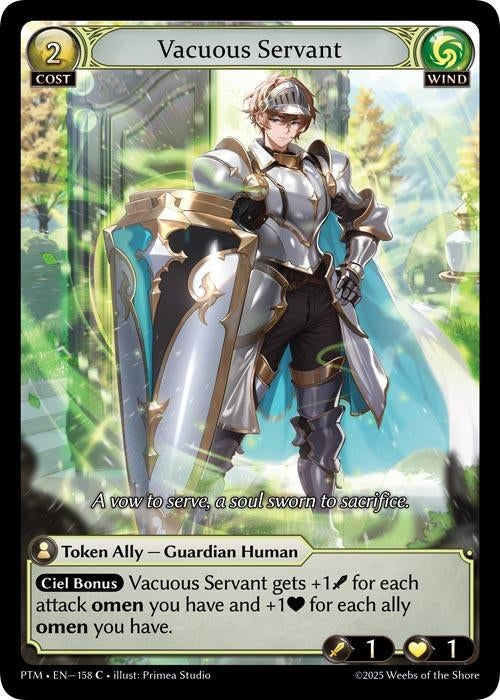 Image for Vacuous Servant (158) (Phantom Monarchs) - Grand Archive TCG