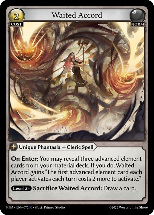 Image for Waited Accord (075) (Phantom Monarchs) - Grand Archive TCG