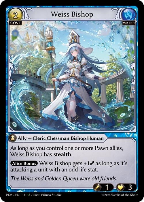 Image for Weiss Bishop (131) (Phantom Monarchs) - Grand Archive TCG