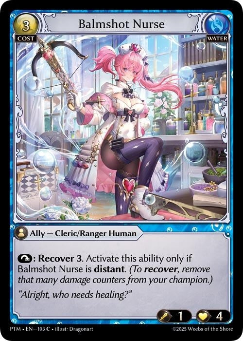 Image for Balmshot Nurse (Curio Foil) (103) (Phantom Monarchs) - Grand Archive TCG