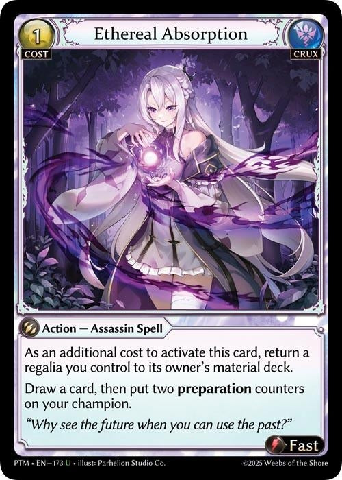 Ethereal Absorption (Curio Foil) (173) (Phantom Monarchs)