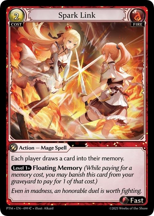 Image for Spark Link (Curio Foil) (099) (Phantom Monarchs) - Grand Archive TCG