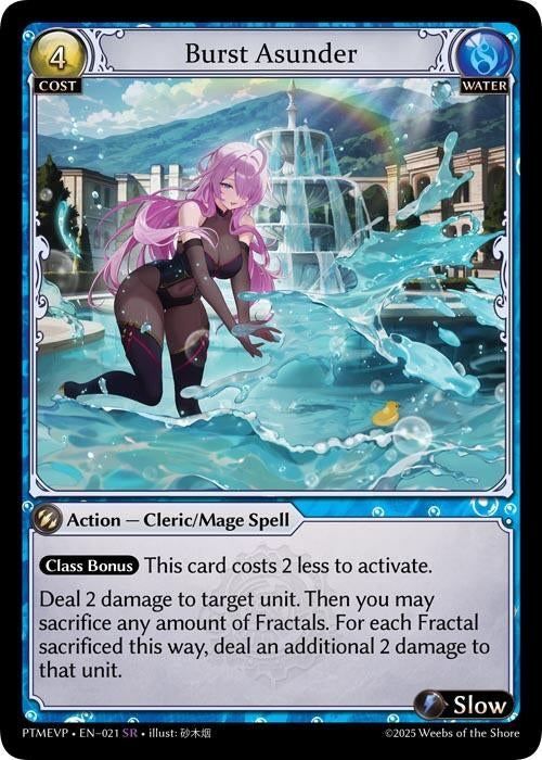 Image for Burst Asunder (021) (Phantom Monarchs Event Pack) - Grand Archive TCG