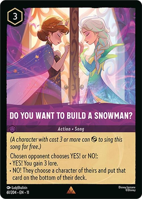 Image for Do You Want To Build A Snowman? (61/204) (Winterspell) - Disney Lorcana