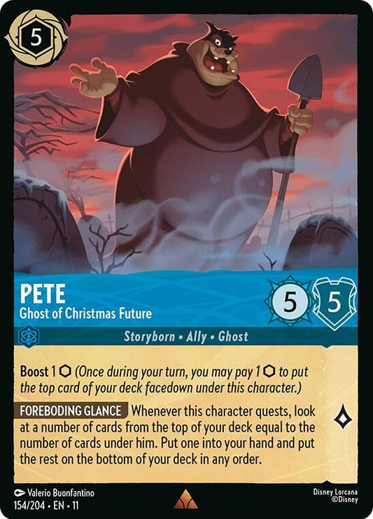 Image for Pete - Ghost of Christmas Future (154/204) (Winterspell) - Disney Lorcana