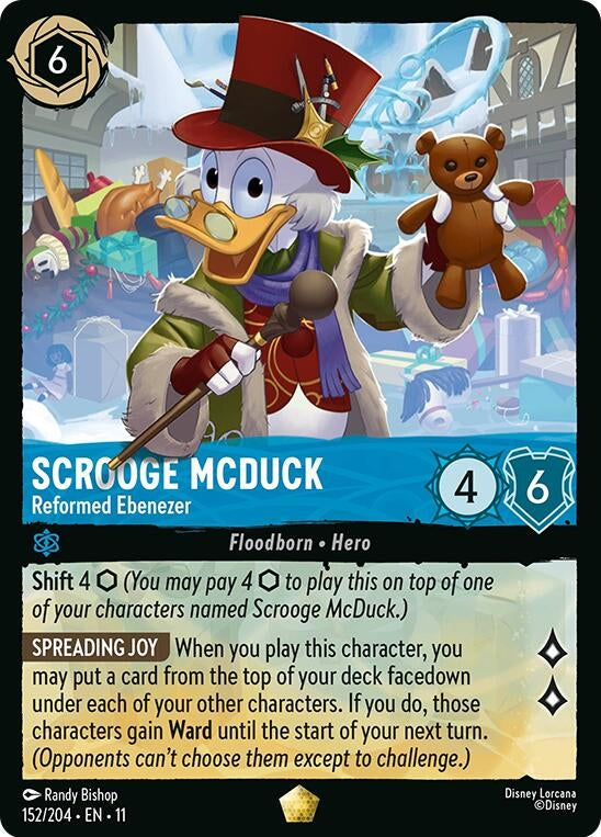 Image for Scrooge McDuck - Reformed Ebenezer (152/204) (Winterspell) - Disney Lorcana