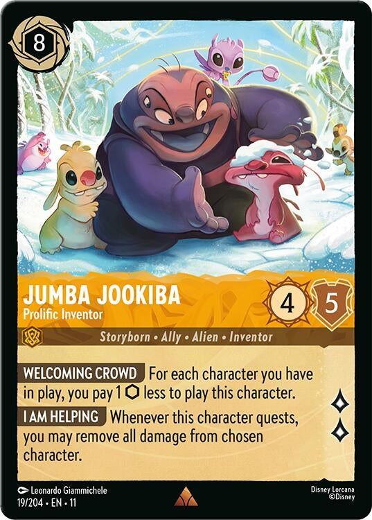 Image for Jumba Jookiba - Prolific Inventor (19/204) (Winterspell) - Disney Lorcana