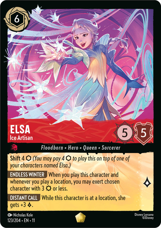 Image for Elsa - Ice Artisan (123/204) (Winterspell) - Disney Lorcana