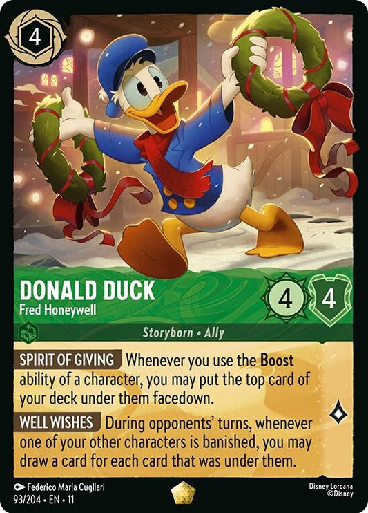 Image for Donald Duck - Fred Honeywell (93/204) (Winterspell) - Disney Lorcana