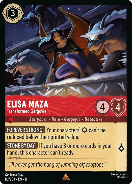 Image for Elisa Maza - Transformed Gargoyle (112/204) (Winterspell) - Disney Lorcana